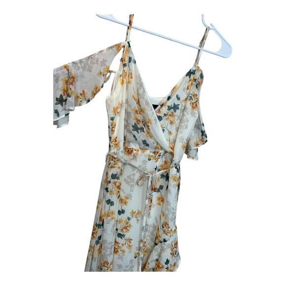 Lulus Floral Womens Coquette Cottagecore Dress Girly Romantic Small Flutter - Picture 4 of 8